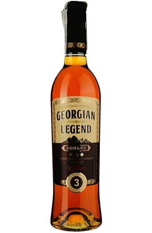 Бренді Georgian Legend, 3 зірки, 40%, 0,5 л
