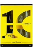 Бренді Torres Reserva Imperial + 2 склянки,10 років, 38%, 0,7 л 