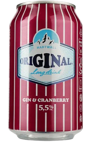 Low-alcohol drink Long Drink Gin Cranberry, 5.5%, 0.33 l