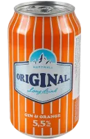 Low-alcohol drink Original Long Drink Gin Orange, 5.5%, 0.33 l
