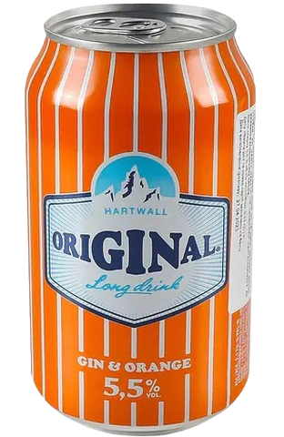 Low-alcohol drink Original Long Drink Gin Orange, 5.5%, 0.33 l
