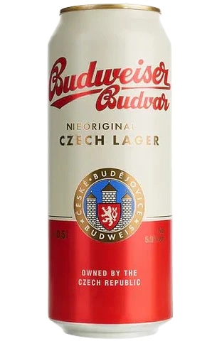 Пиво Budweiser Budvar Original, світле, 5%, з/б, 0,5 л