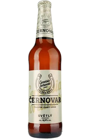 Cernovar beer, light, 4.9%, 0.5 l