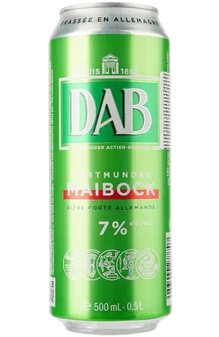 Пиво DAB Maibock, світле, 7%, з/б, 0,5 л