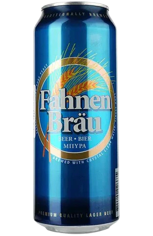 Fahnen Brau, light beer, 4.7%,  0.5 l