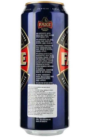 Faxe Royal, light beer, 5.6%, 0.5 l