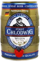 Пиво Furst Chlodwig Weizen, светлое, 5,3%, 5л