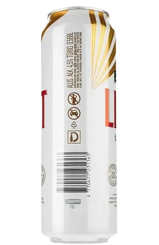 Пиво Kalnapilis Light, светлое, фильтрованное 4,5%, ж/б, 0,568 л.