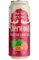 Суміш пива із соком Sherwood Маракуйя та яблуко світле, 4,5%, 0,5 л, з/б
