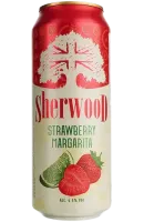 Суміш пива із соком Sherwood Полунична Маргарита світле, 4,5%, 0,5 л, з/б