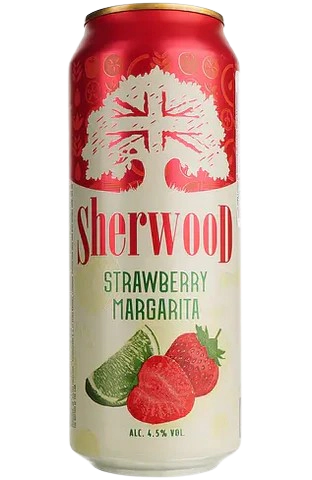 Смесь пива с соком Sherwood Клубничная Маргарита светлое, 4,5%, 0,5 л, ж/б