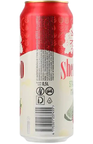 Смесь пива с соком Sherwood Клубничная Маргарита светлое, 4,5%, 0,5 л, ж/б