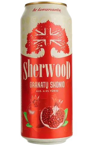 Смесь пива с соком Sherwood Гранат светлое, 4,5%, 0,5 л, ж/б