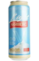 Пиво Vamberg Light, світле, 3,8%, з/б, 0,5 л
