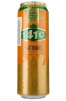 Пиво Volfas Engelman 1410 Amberis, світле, 4.6%, з/б, 0.568 л