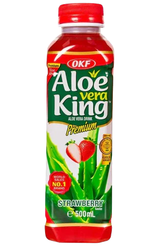 Фруктовий напій Aloe Vera King Strawberry 0,5 л