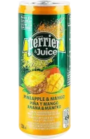 Напій Perrier Ананас-Манго, газований, з/б, 0,25 л