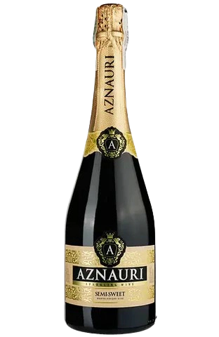 Вино ігристе Aznauri, біле, напівсолодке, 13%, 0,75 л