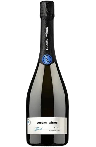 Вино ігристе Leleka Wines Brut, біле, брют, 12%, 0,75 л