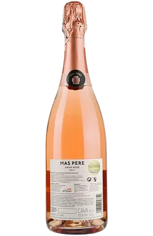 Игристое вино Pere Ventura Mas Pere Rosado Brut, розовое, брют, 11,5%, 0,75л