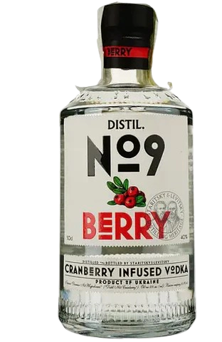 Водка Distil №9 Cranberry, 38%, 0,5л