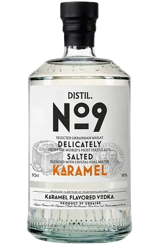Горілка Distil.№9 Salted Karamel, 38%, 0,5 л