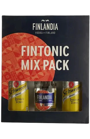 Водка Finlandia Grapefruit, 37.5% 0,5л + Schweppes Indian Tonic 2 шт. по 0,33 л