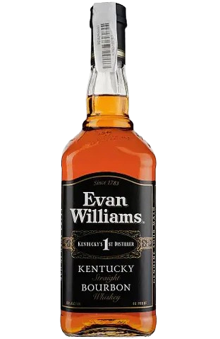 Бурбон Heaven Hill Distilleries Evan Williams Black, 43% в подарочной упаковке, 0,75л