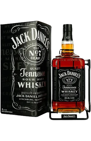 Віскі Jack Daniel's Tennessee Old No.7 на гойдалці, 40%, 3,0 л
