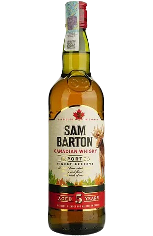 Виски Sam Barton 5 лет, 40%, 0,7л