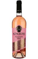 Вино Aznauri Alazani Valley, рожеве, напівсолодке, 13%, 0,75 л