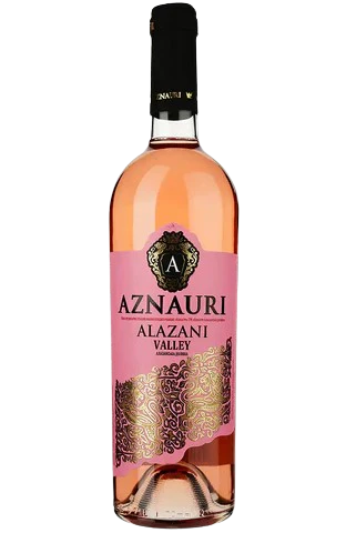 Вино Aznauri Alazani Valley, рожеве, напівсолодке, 13%, 0,75 л