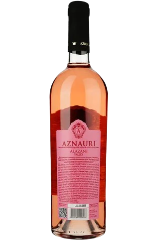 Вино Aznauri Alazani Valley, рожеве, напівсолодке, 13%, 0,75 л