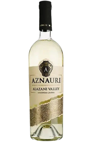 Aznauri Alazani Valley wine, semi-sweet, white, 13%, 0.75 l
