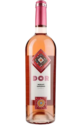 Bostavan DOR Merlot & Saperavi, rose, dry, 13%, 0.75 l