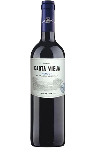 Wine Carta Vieja Merlot, dry, red, 13.5%, 0,75 l