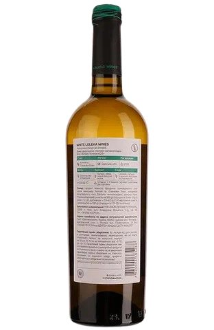 Вино Leleka Wines White, біле, напівсолодке, 12%, 0,75 л 