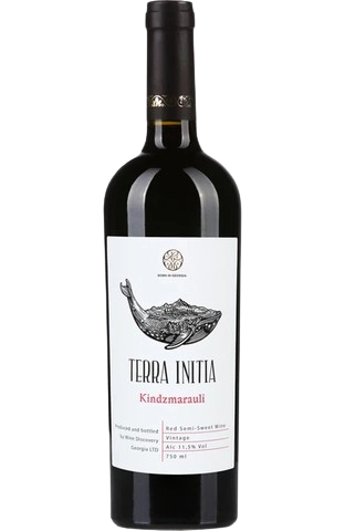 Вино Terra Initia Kindzmarauli, червоне, напівсолодке, 11,5%, 0,75 л 